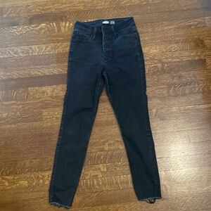 Black high rise old navy jeans